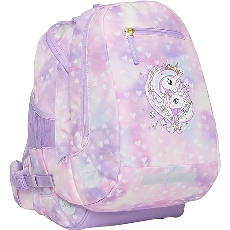 Beckmann Active Air FLX Space Mission Schulrucksack Set, 6-teilig, inkl. Sportrucksack, Federmappe, Schlamperetui, Regenhülle, blau – Bild 9