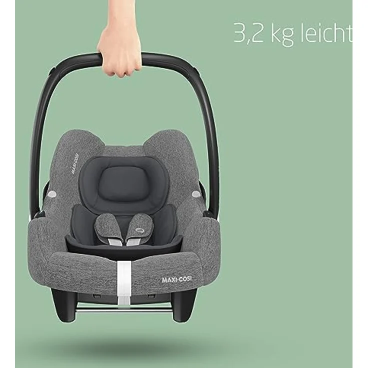 Dorel CabrioFix i-Size Select, Babyschale in Grau, ECE R129/i-Size Norm, 3,2 kg, Isofix-kompatibel – Bild 3
