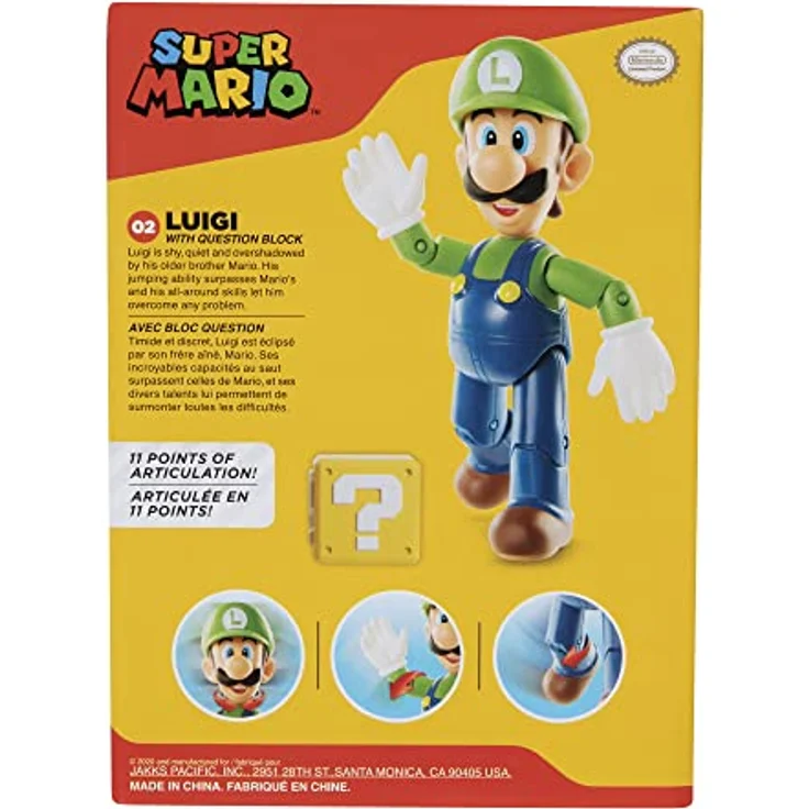 Super Mario - Luigi 10 cm Figur (Sammlerbox) – Bild 4