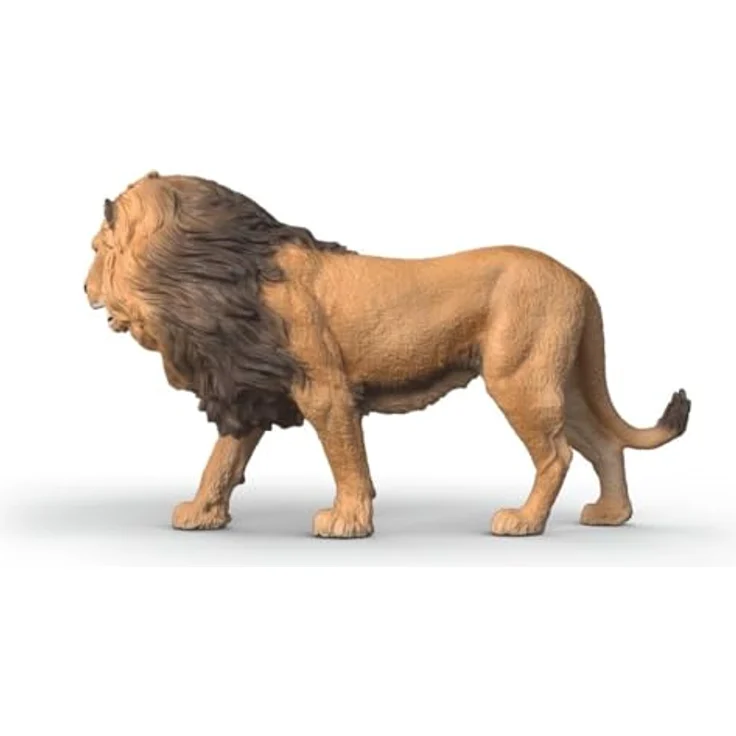 Schleich Afrikanischer Löwe 14974, Figur Wild Life, ca. 13,4 x 4,5 x 7,7 cm, detailgetreue Nachbildung – Bild 9