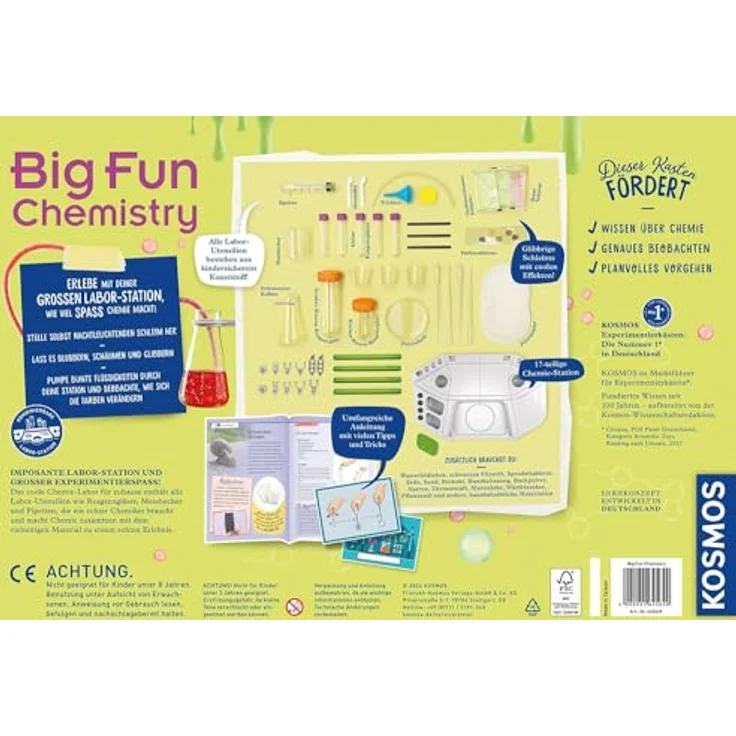 Kosmos Experimentierkasten Big Fun Chemistry, Chemielabor mit 20 sicheren Experimenten, für Kinder ab 8 Jahren – Bild 6