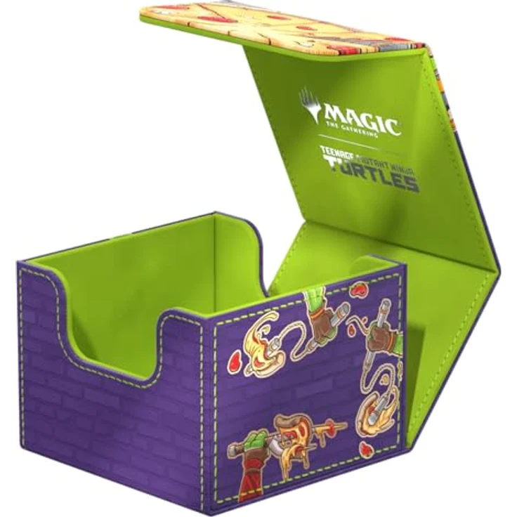 Ultimate Guard Sidewinder 133+ Xenoskin, Deckbox für Magic: The Gathering im Teenage Mutant Ninja Turtles Pizza Box Design, 133 Karten Kapazität, robustes Material – Bild 5