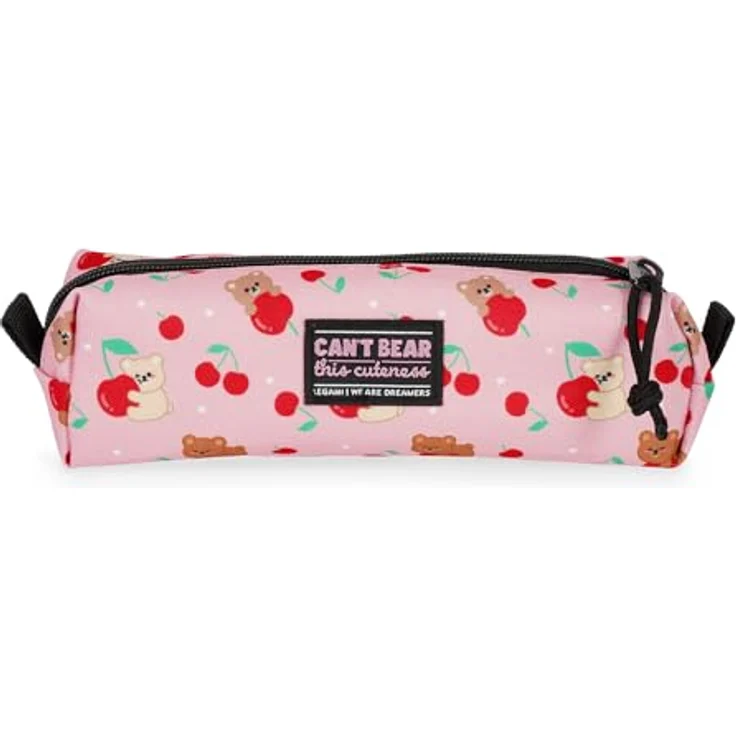 LEGAMI My Pencil Case Teddy Bear, Reißverschluss, aus recyceltem Polyester, 22 x 6 x 6 cm – Bild 1