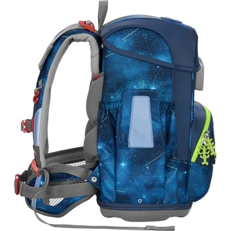 Step by Step Schulranzen-Set Cloud „Starship Galactus“, 5-teilig, ergonomischer Tornister mit Reflektoren, höhenverstellbar, blaue Farbe, 19L, für Jungen ab der 1. Klasse – Bild 5
