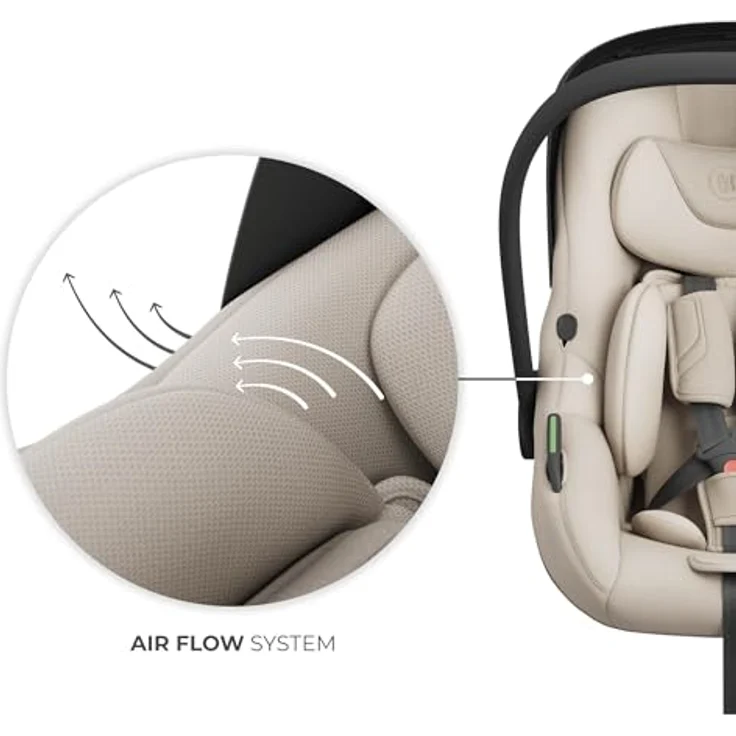 Kinderkraft Endura Safe Modular System, 3-in-1 Babyschale und Kindersitz mit Isofix Basis, i-Size konform, von Geburt bis 12 Jahre – Bild 10
