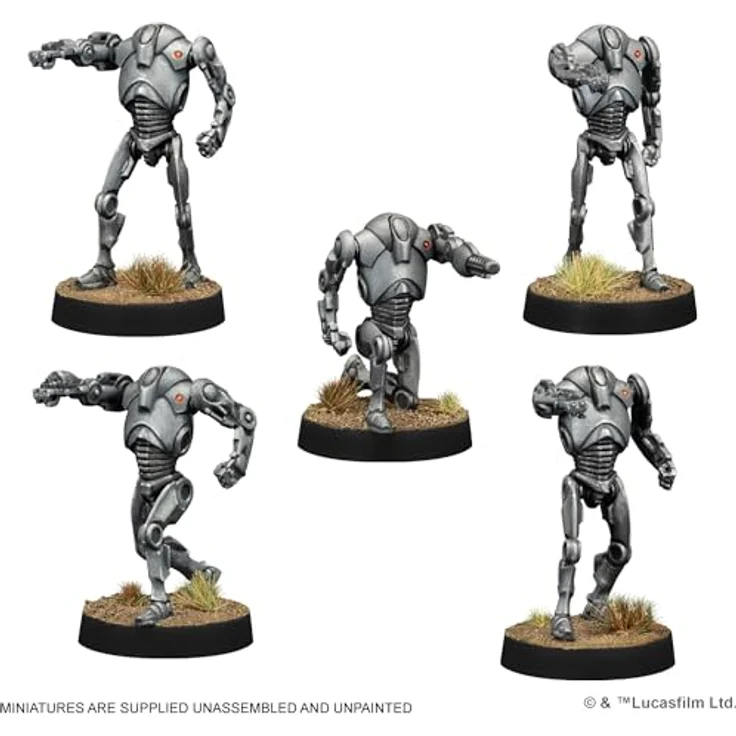 Atomic Mass Games Star Wars Legion - B2 Super Battle Droids, Einheitserweiterung mit 9 Miniaturen für Separatistenarmee – Bild 3