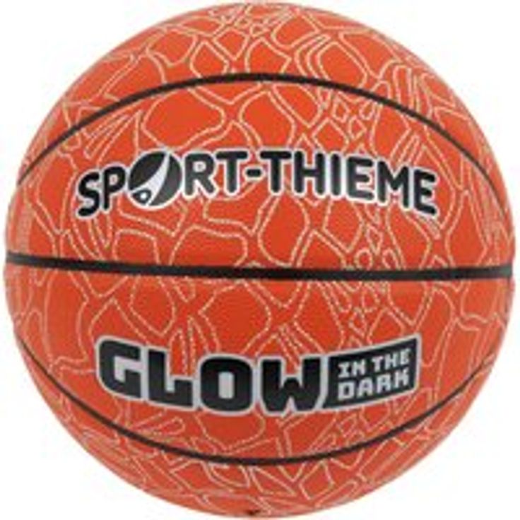 Sport-Thieme Glow in the Dark Basketball, Unisex, braun, für Schule und Verein
