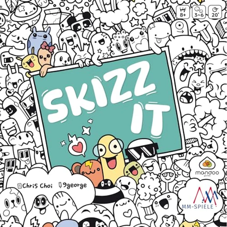 MM-SPIELE Skizz It – Rasantes Zeichenspiel mit hoher Interaktion, für 3–6 Spieler ab 8 Jahren, ideal für Partys – Bild 2