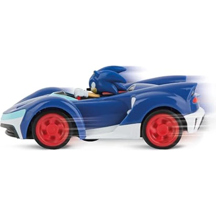 Carrera Team Sonic Racing Mini RC - Sonic 1:43, Ferngesteuertes Auto mit 2,4GHz Technologie, Mehrfarbig – Bild 3
