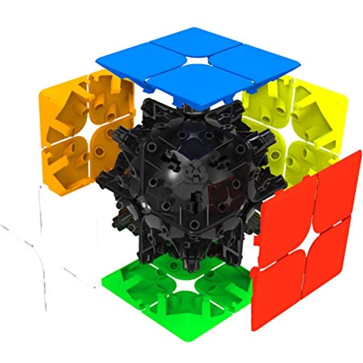 GAN 249 v2, 2x2 Speedcube Gans Mini Würfel Puzzle Spielzeug 2x2x2 Zauberwürfel 49mm (Stickerlos) – Bild 3