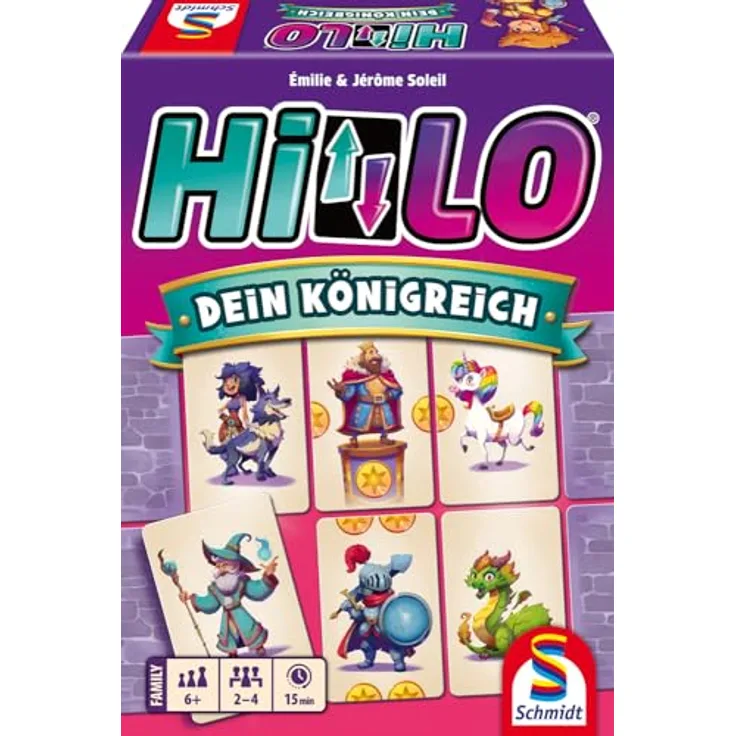 Schmidt Spiele Hilo, Dein Königreich, Kinderkartenspiel, fantasievolles Spiel ab 6 Jahren