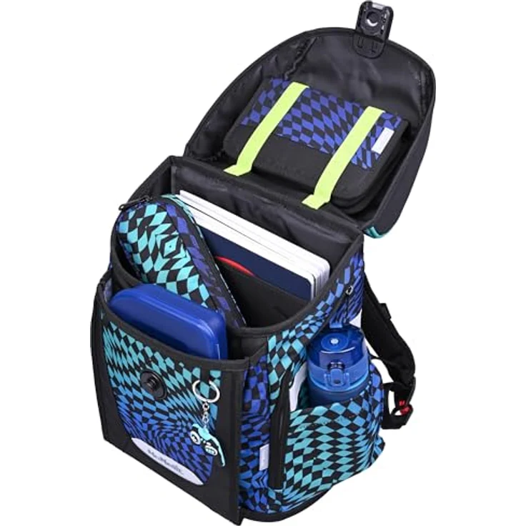McNeill Schulranzen Set PRIMO 9tlg. Gamer, ergonomisch mit 19 L Volumen, höhenverstellbarem ClickFlex-Rückensystem und robustem PFC-freiem Material – Bild 4