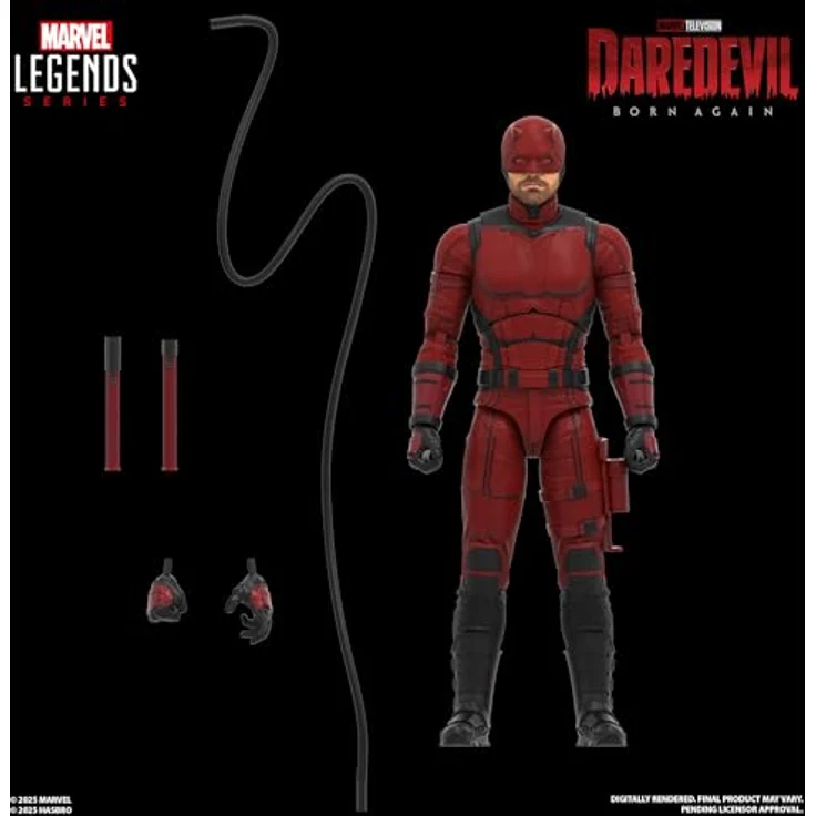 Marvel Legends Series Daredevil: Born Again, 15 cm Action-Figur mit über 20 Bewegungspunkten und 5 Accessoires – Bild 2