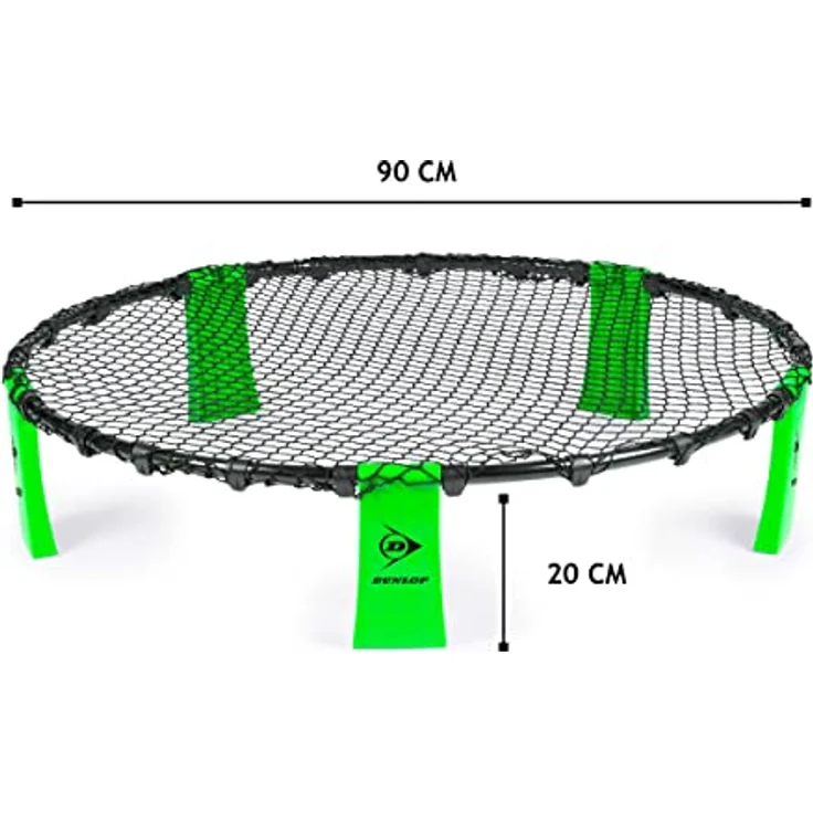 Dunlop Spyderball Set - Geeignet für Spikeball- 90 x 20 CM - Gartenspiele - Inklusive Ball, Pumpe und Reisetasche – Bild 4