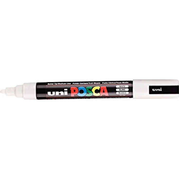 POSCA Mitsubishi Pencil – 8 Marker PC5M – konische Spitze – kalte Farben, mittlere Spitze, Marker auf Wasserbasis – für Papier, Textilien, Glas, Kiesel, Holz – Bild 5