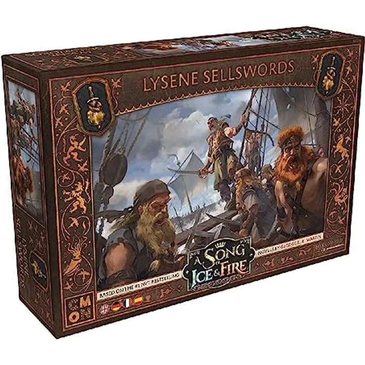Cmon A Song of Ice & Fire - Lysene Sellswords, Erweiterung für Brettspiel mit 13 Miniaturen und Bewegungstableau – Bild 1
