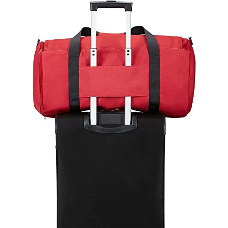 American Tourister Upbeat Reisetasche 55 cm, rot, 100% Polyester, ideale Kindersporttasche – Bild 5