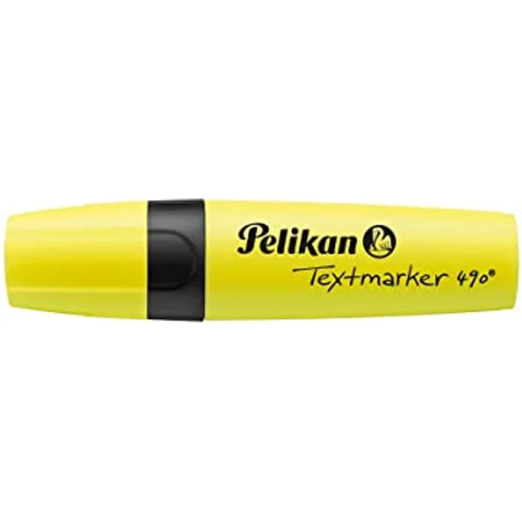 Pelikan 814089A 814089 Textmarker 490, Leuchtgelb, 10 Stück in Faltschachtel – Bild 2