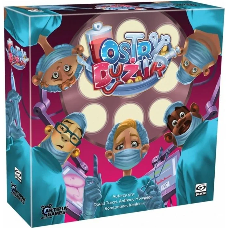 Galakta GALAKTA Notaufnahme, kooperatives Brettspiel für 1-4 Spieler, modernes medizinisches Zentrum mit Echtzeit-Herausforderungen