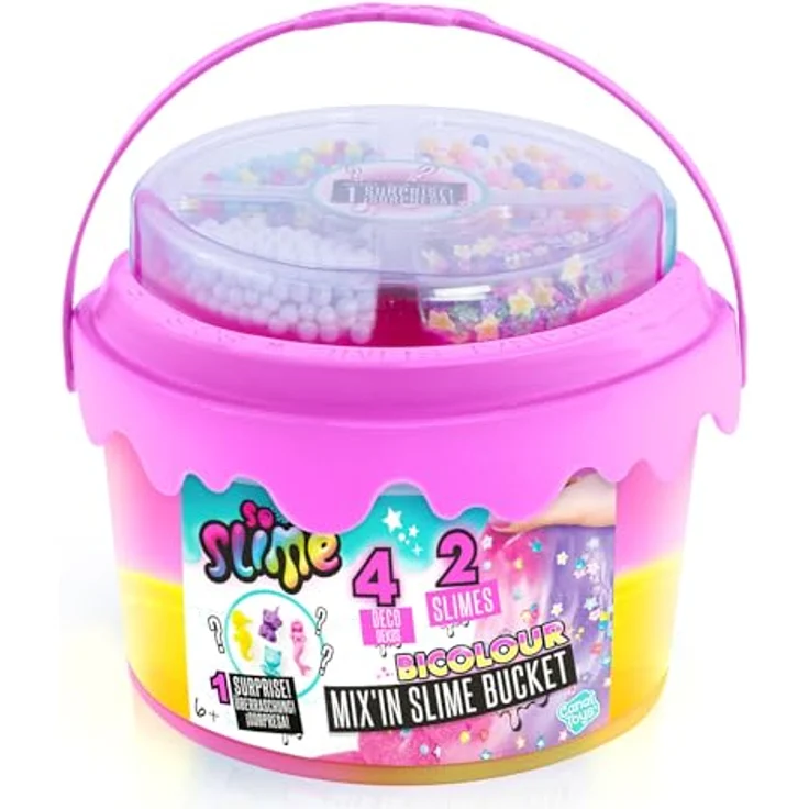 Canal Toys So Slime Mix’in Eimer 400 g, Fertig Gemischter Slime mit Deko zum Mischen, Kreativset für Kinder ab 6 Jahren, Wiederverwendbarer Aufbewahrungseimer – Bild 1
