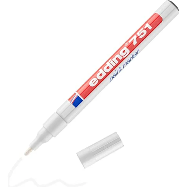 edding e-751 paintmarker weiss – Bild 2