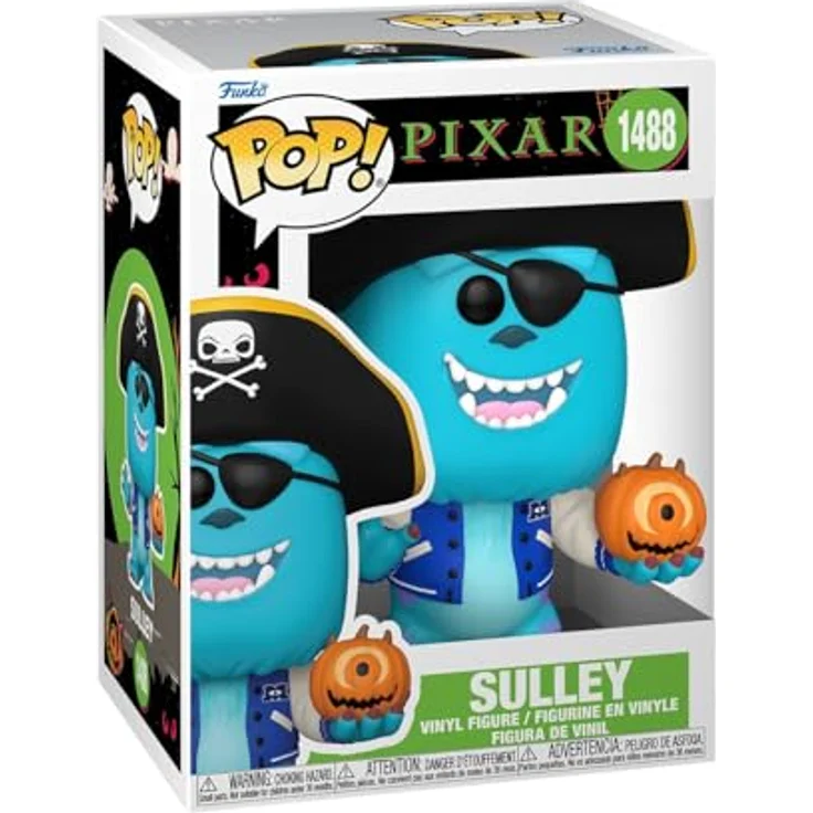 Funko Pop! Disney Pixar Halloween Sulley Sully Vinyl-Sammelfigur 9,5 cm - Geschenkidee für Pixar Fans – Bild 1
