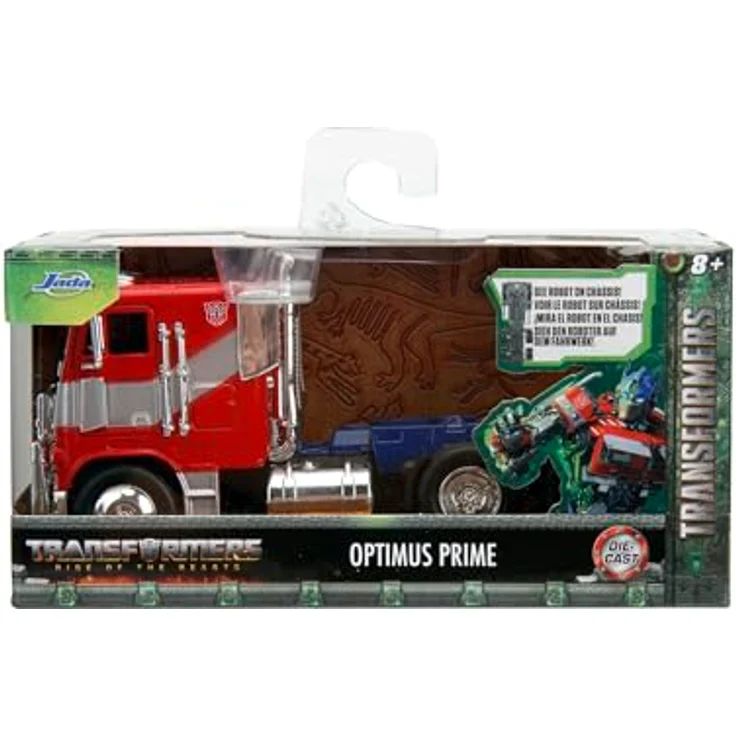 Jada Transformers Diecast Modell T7 Optimus Prime Truck, 1/32 Maßstab mit freilaufenden Türen, für Sammler und Kinder ab 8 Jahren – Bild 7