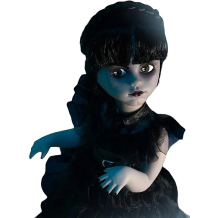 MEZCO Living Dead Dolls Presents Dancing Wednesday Puppe, 25 cm, aus Kunststoff mit Stoffkleidung – Bild 2
