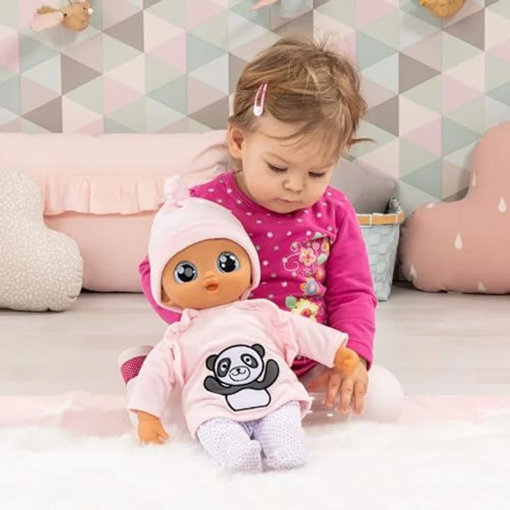 Bayer Babypuppe I Baby Interactive, 38 cm, inklusive Schnuller und Fläschchen, interaktive Funktionen – Bild 4