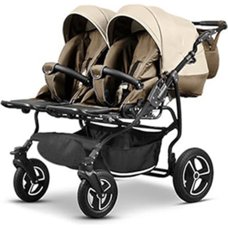 Elcar Zwillingskinderwagen 5 in 1 Twin Star inkl. Autositze und Iso Bases - 14 Teile - in 16 Farben – Bild 3