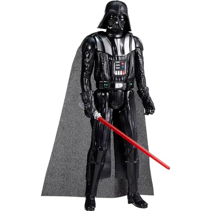 Hasbro Star Wars Darth Vader Titan Hero Series Figur, 30 cm groß mit rotem Lightsaber, grau – Bild 1