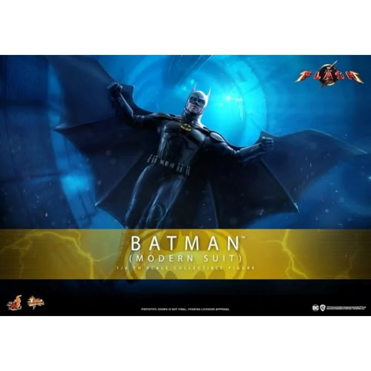 Hot Toys The Flash Figur Movie Masterpiece 1/6 Batman (Modern Suit), 30 cm - detailgetreue Sammelfigur mit hochwertiger Verarbeitung – Bild 3