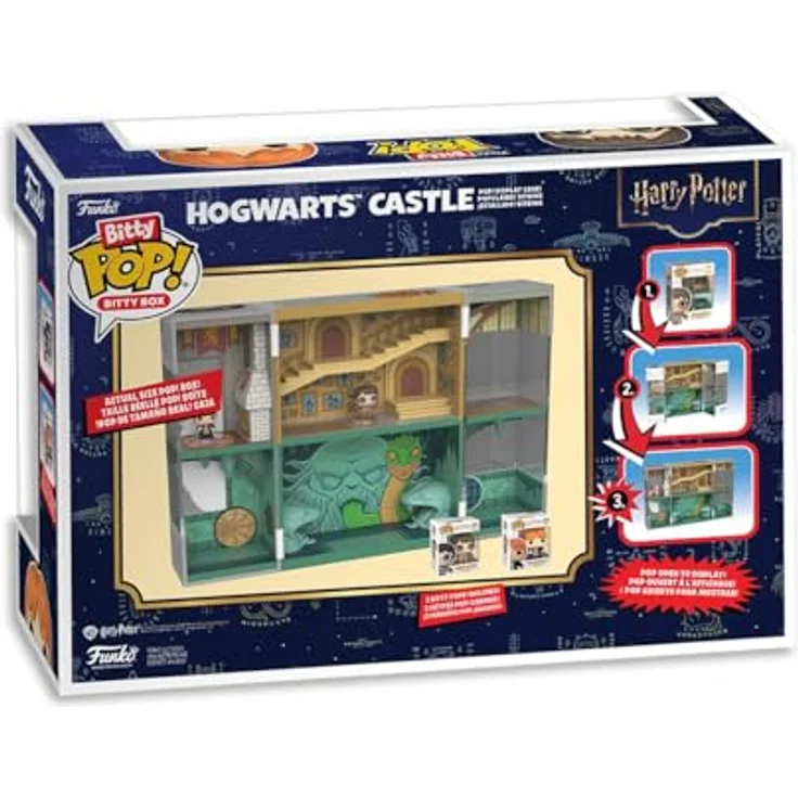Funko Harry Potter Bitty POP! Boxes, Vinyl Figur Hogwarts in Acrylvitrine 15,8 x 11,9 x 8,8 cm – Bild 4