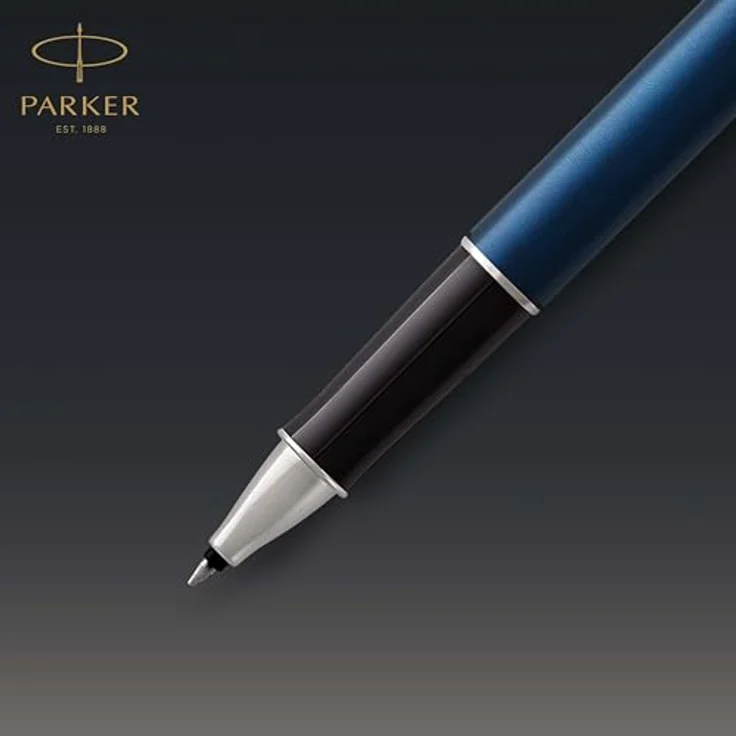 Parker Pen Sonnet, eleganter Schreibstift in Silber und Blau – Bild 3