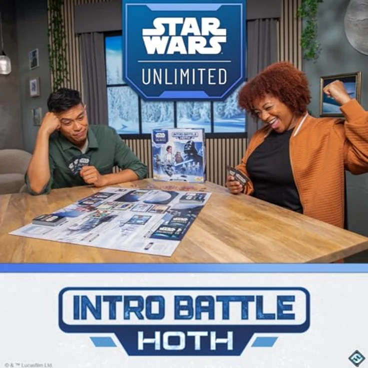 Asmodee Star Wars: Unlimited TCG – Intro Battle Hoth – Sammelkartenspiel-Starter-Set, 2 vorgefertigte Decks für 2 Spieler, ab 12 Jahren, englisch, 20 Minuten Spielzeit – Bild 5