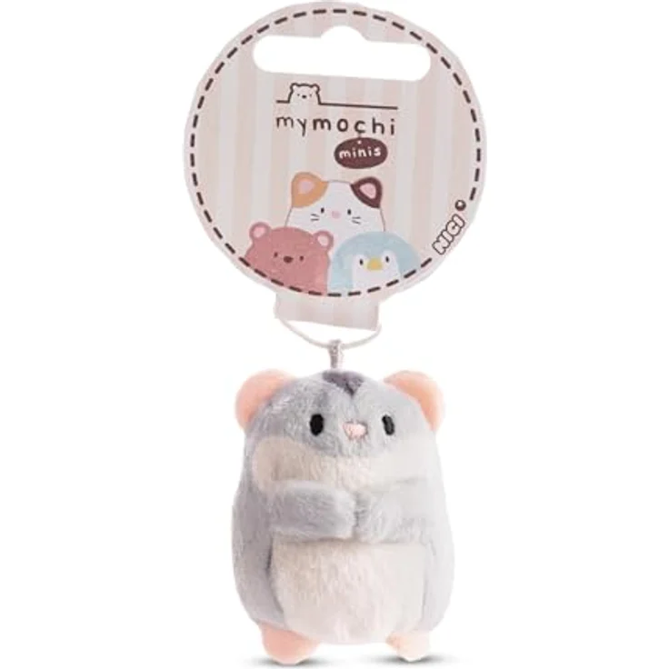 NICI Kuscheltier Hamster Shai, 5 cm grau, aus weichem Plüsch, für Kinder und Erwachsene, tolles Geschenk zum Kuscheln und Spielen – Bild 4