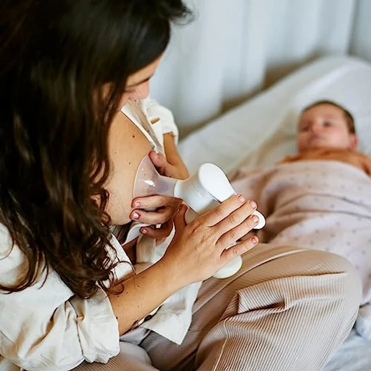 Suavinex Extractor De Leche Manual, Milchpumpe für mühelose und effektive Milchabnahme – Bild 8