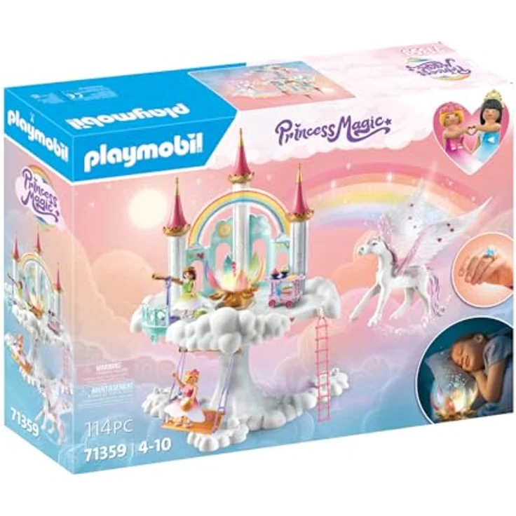 Playmobil® Himmlisches Regenbogenschloss (71359), Princess Magic Konstruktions-Spielset, (114 St) – Bild 2