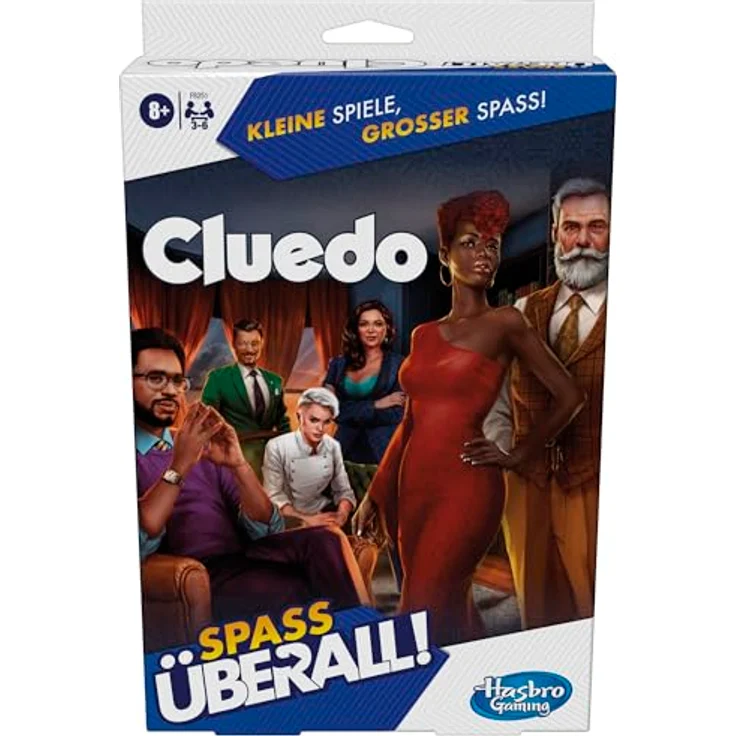Hasbro Cluedo Kompakt 1, Reise-Brettspiel mit Detektiv-Notizzetteln und platzsparender Aufbewahrung – Bild 2