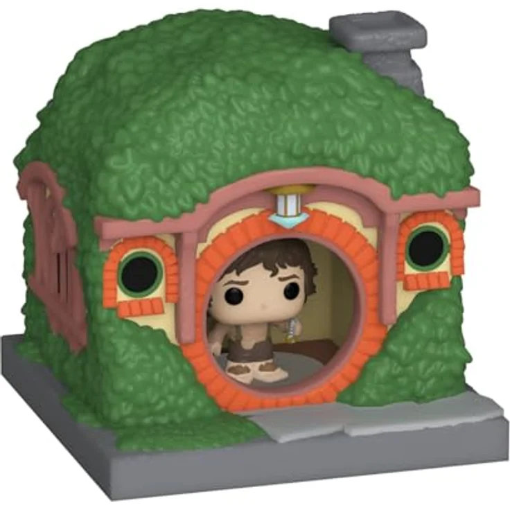 Funko Der Herr der Ringe Frodo im Auenland, Vinyl Sammelfigur aus der Bitty Pop! Town Reihe, langlebig – Bild 2