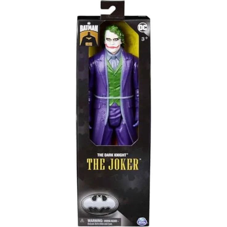 DC Comics The Dark Knight - The Joker Actionfigur, 30cm mit 11 Bewegungspunkten, detailgetreues Film-Design, für Sammler und Kinder ab 3 Jahren – Bild 5
