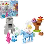 LEGO DUPLO | Disney ELSA und Bruni im Zauberwald, Eiskönigin-Spielzeug für 2-jährige mit 4 Figuren, Vorschule-Geschenk basierend auf Frozen 2 10418