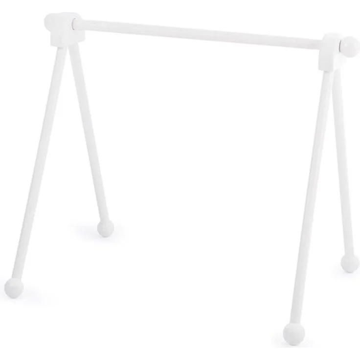 Moulin Roty Wooden Activity Stand White, Babyständer aus Buchenholz, 60 x 50 cm, einfach aufbaubar