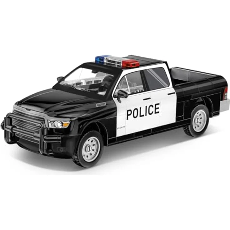 COBI RAM 1500 Police, Modellfahrzeug, Bausteine made in EU – Bild 1