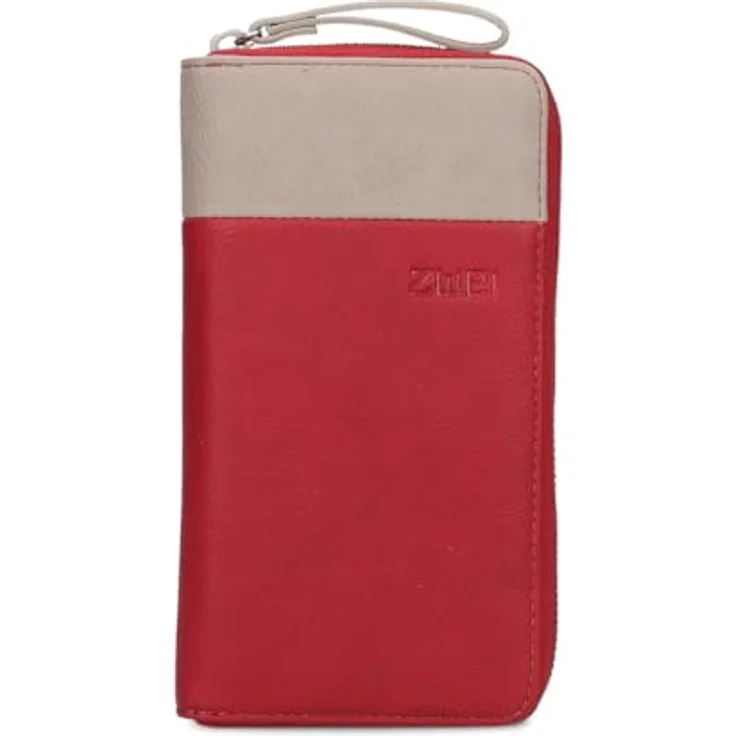 Zwei Eva Geldbörse 20 cm, rotes Kinderportemonnaie aus 100% Polyurethan – Bild 2
