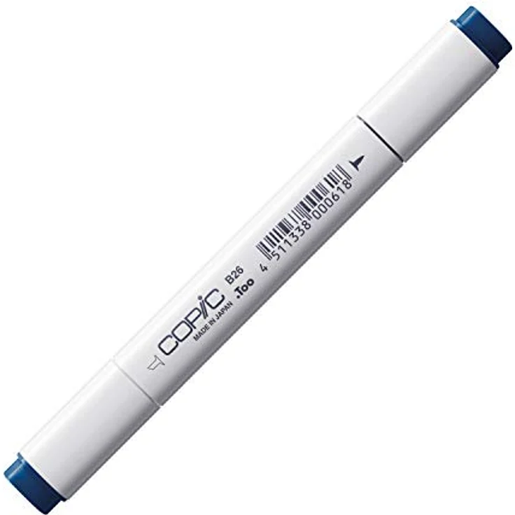 Copic Classic Marker Typ B - 26, Cobalt Blue, professioneller Layoutmarker mit dualem Spitzensystem, schnelltrocknender und wischfester Tinte – Bild 1