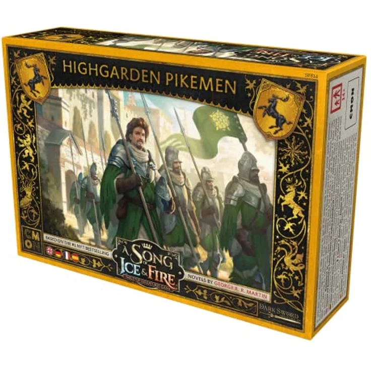 Cmon A Song of Ice & Fire - Highgarden Pikemen, Erweiterung für Tabletop-Spiel mit 13 Miniaturen, Spanisch – Bild 9