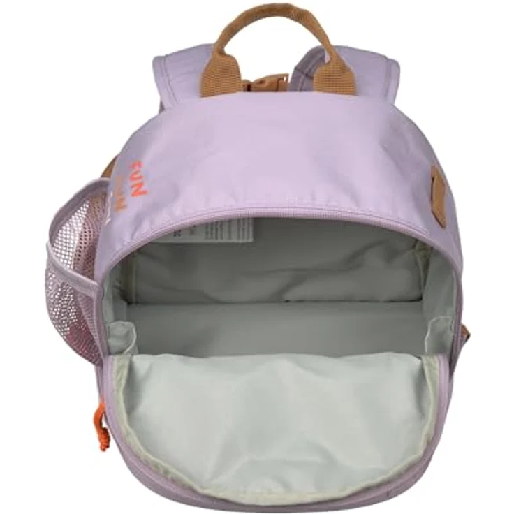 LÄSSIG Kinderrucksack mit Brustgurt Kindergartentasche Kindergartenrucksack 6,5L ab 3 Jahren/Mini Backpack Lilac, gepolsterte Schultergurte, individuell einstellbar, mit verschiedenen Fächern und Namensschild – Bild 5