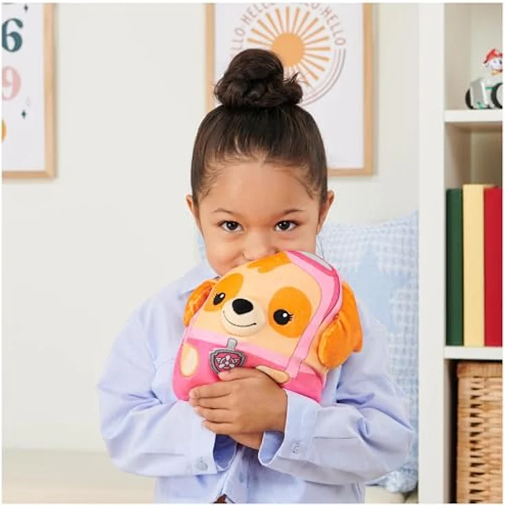 PAW PATROL GUND Trend Squishy Skye, 20 cm - hochwertiges Plüschtier zum Spielen und als Kissen verwendbar, im Original-Look der TV-Serie, empfohlen ab 1 Jahr – Bild 4