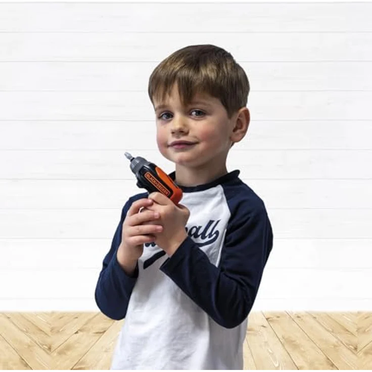 Smoby Black+Decker Truck mit abnehmbarer Werkzeugbox und 60 Zubehörteilen, inklusive mechanischem Akkuschrauber – Bild 6